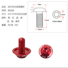 Astro水壺架螺絲 鋁合金7075山地公路車m5*12螺絲 自行車配件裝備
