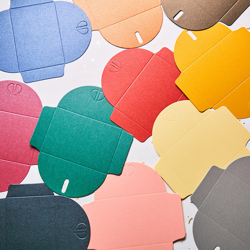 Pearlescent paper membership card envelope color MINI mini envelope DIY small envelope card issue
