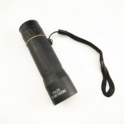 Direct Manufacturer Sale Black High Magnification High Definition Mini Portable Low Light Night Vision Monocular Binoculars 10x25