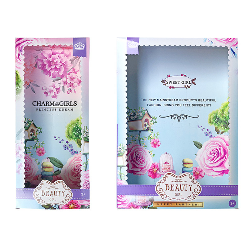 车载芭芘娃娃婚纱包装盒通用礼品盒子30cm洋娃娃玩具纸盒袋·批发