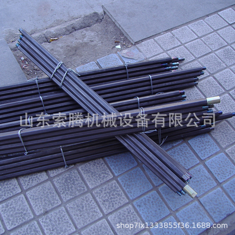 凿岩机探水钻杆 22mm钻杆中空锚索钻杆凿岩机钻杆岩石打孔钻杆