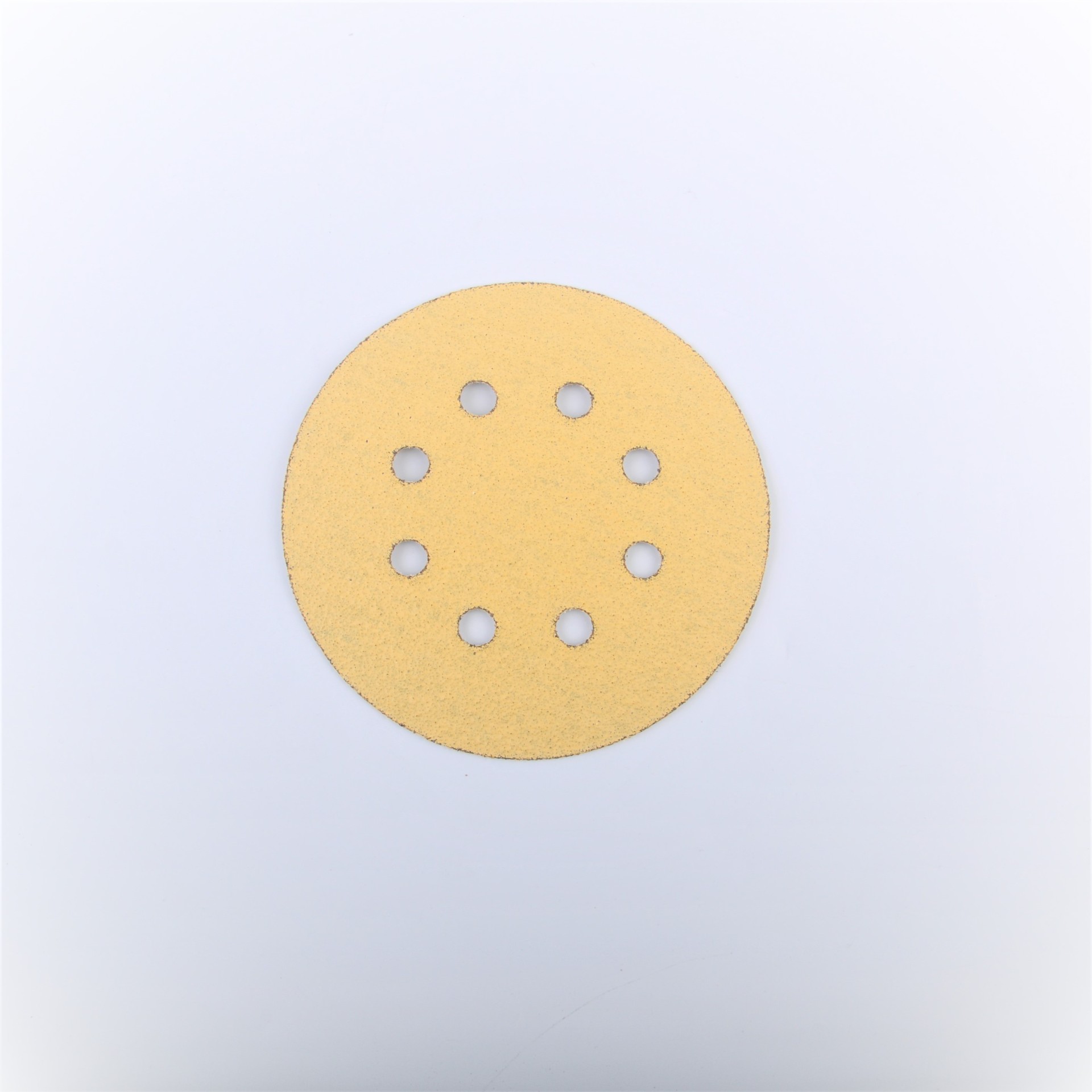 跨境热卖125mm木工黄砂砂纸理研黄涂层墙面打磨精品干砂砂纸