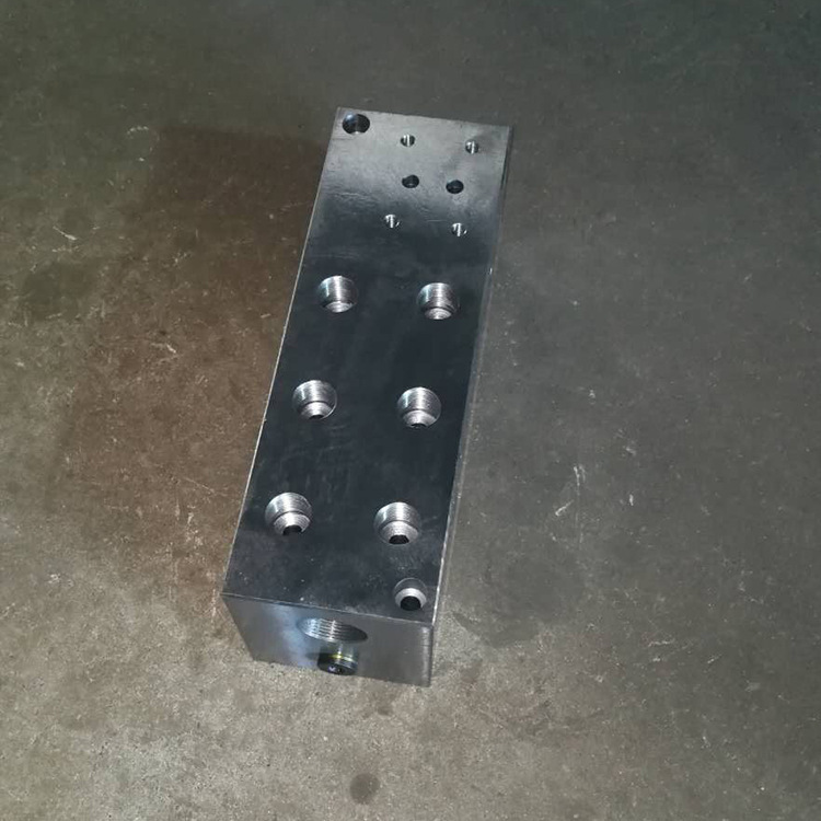 厂家直供  异型液压油路块 质量保障 标准油路块分油器