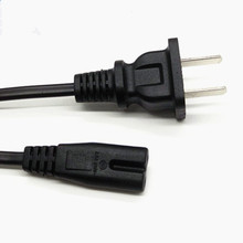 供应中国国标3C认证充电器插头电源线 带8字尾插