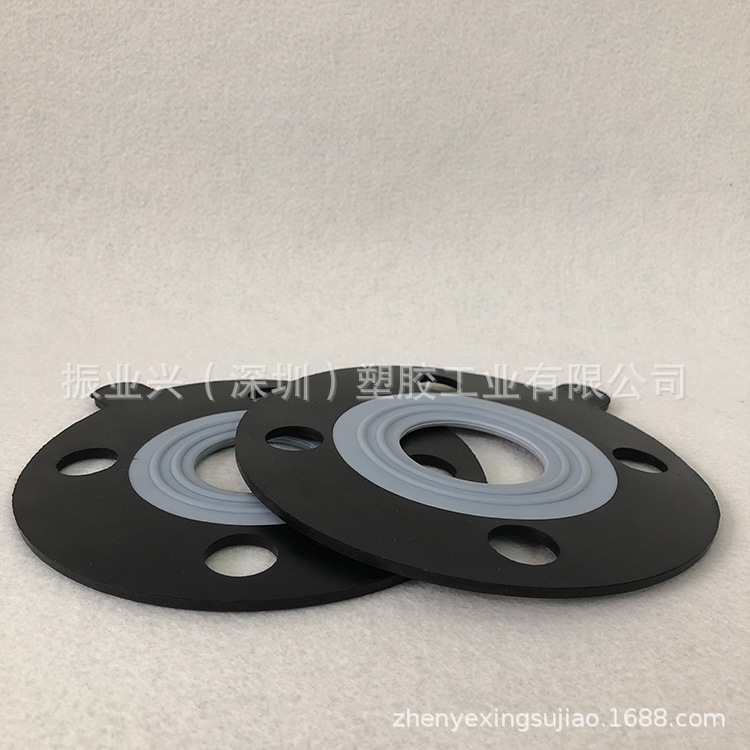 法兰垫片PTFE+EPDM 国标 美标 日标 法兰密封件 四氟橡胶复合垫片