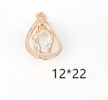Amor creativo personalizado de cinco estrellas accesorios de joyería material de bricolaje pendientes pulsera con colgante de diamantes colgante pequeño
