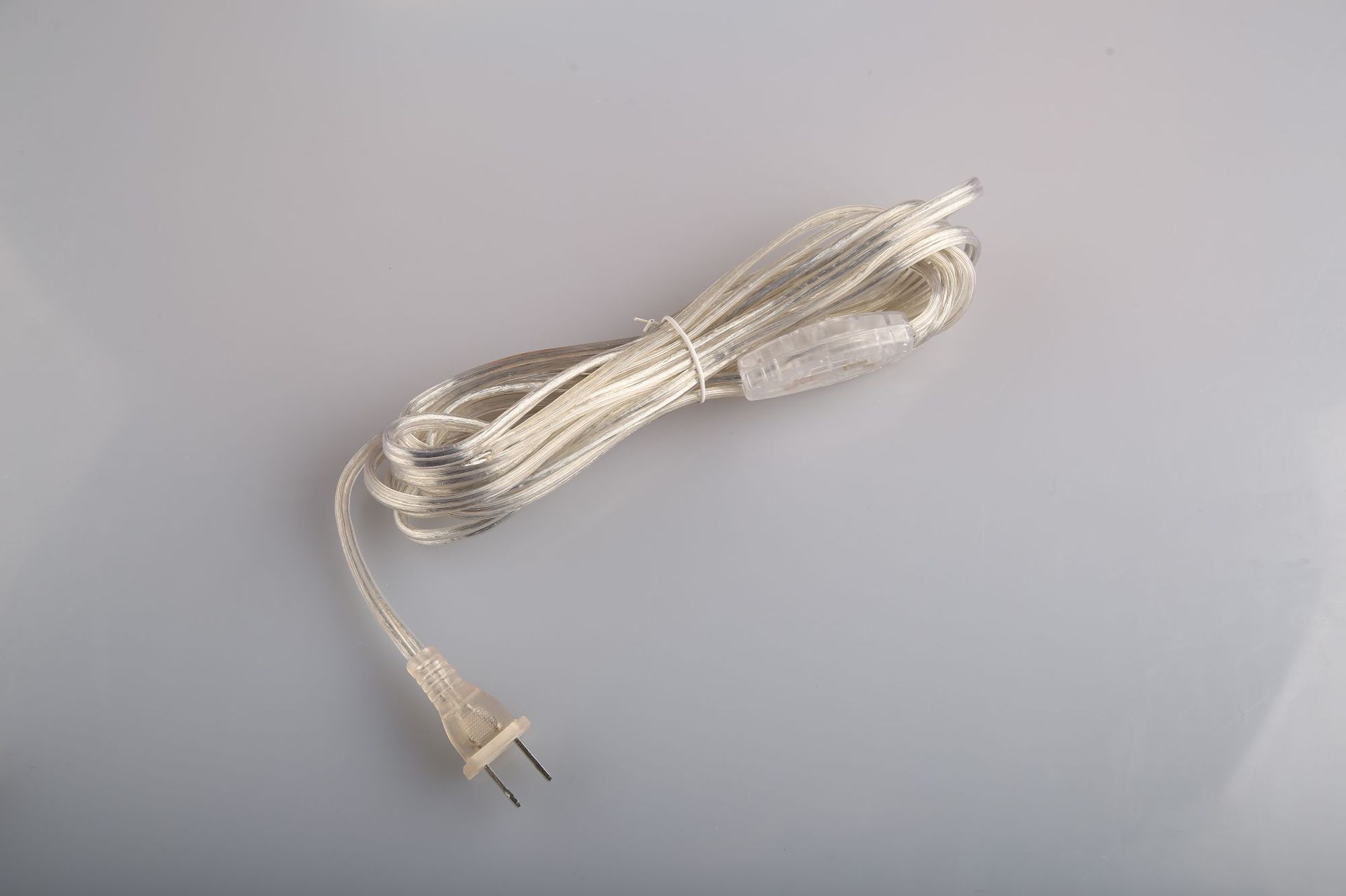 厂家供应美标透明插头线 315透明开关电源线