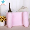 Pink stripe pillow