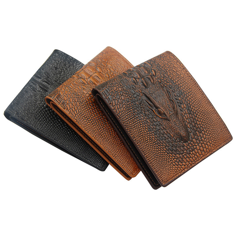 MenBense new men's wallet short crocodile pattern fashion business multi-card PU wallet factory direct supply MenBense new men's wallet short crocodile pattern fashion business multi-card PU wallet factory direct supply