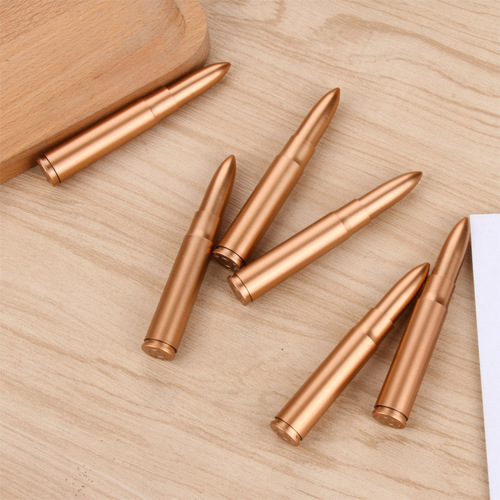 Creative retro bullet ballpoint pen simulation bullet weapon ballpoint pen blue ballpoint pen