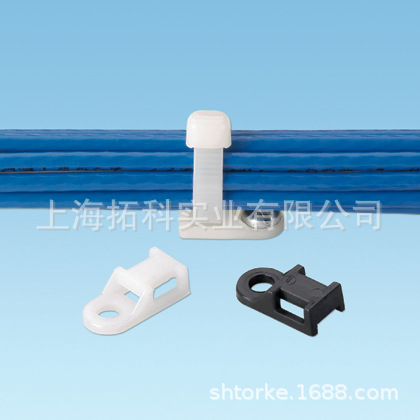 TA1S10-M0,TA1S10-C,TA1S10-M 泛达尼龙线缆扎带固定座-装配螺丝