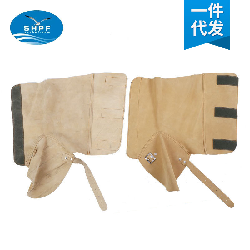 금속 발 커버 전기 용접 캔버스 COWHIDE 발 커버 전기 용접 보호 발 커버 전기 발 커버