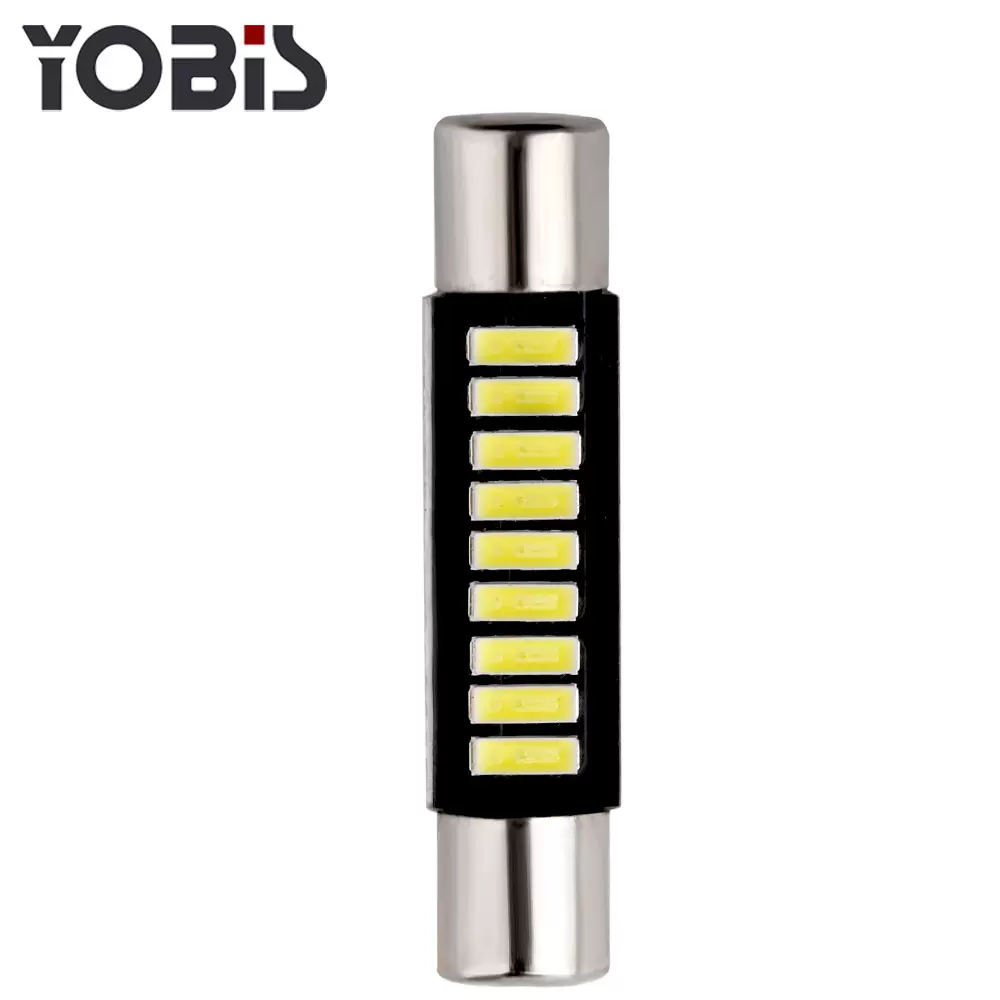 优彼斯汽车LED阅读灯B6 29MM 4014 9SMD 平头双尖 31MM 车顶灯
