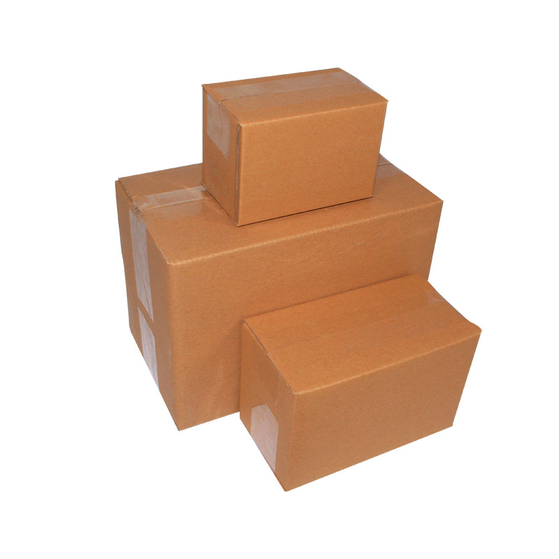 Cartón al por mayor de almacenamiento en movimiento gran logística de tres capas de cinco capas tablero duro Express Box embalaje postal caja de papel universal fábrica