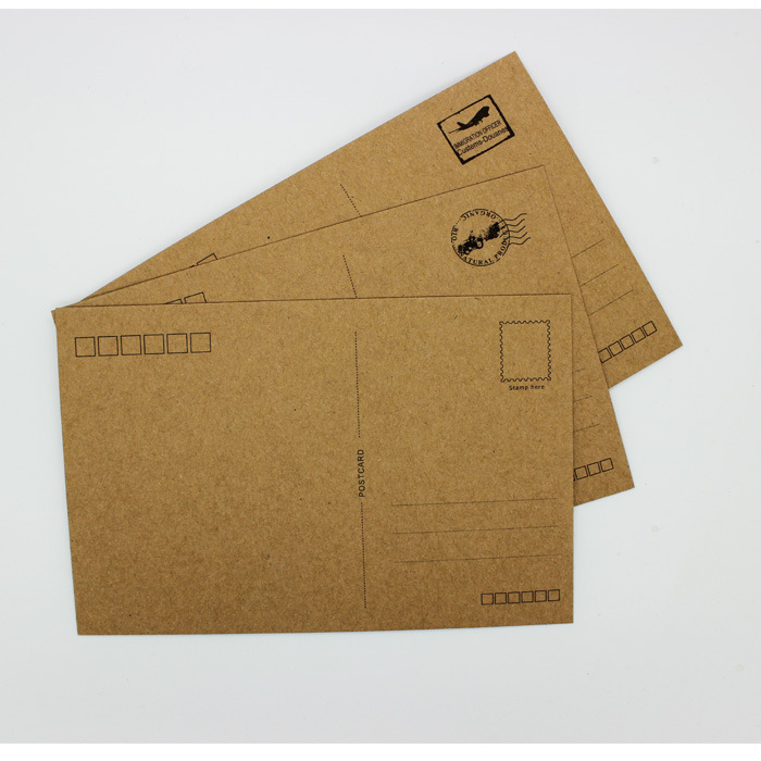 350g single-sided blank postcard graffiti card DIY word card cowhide white card 98 * 142MM 20