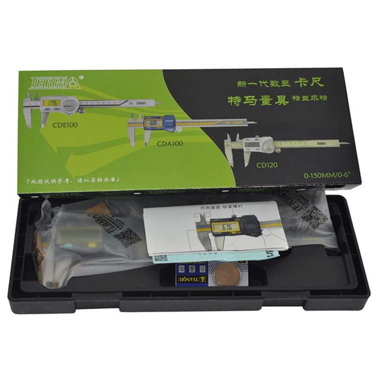 TERMA特马数显卡尺0-300带SPC输出CDA100-300测量卡尺0.005mm