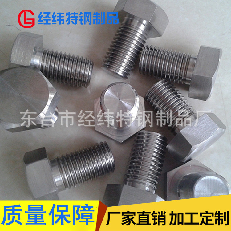 厂家供应 高强度耐磨耐高温B-2外六角螺栓 经纬本色六角螺丝