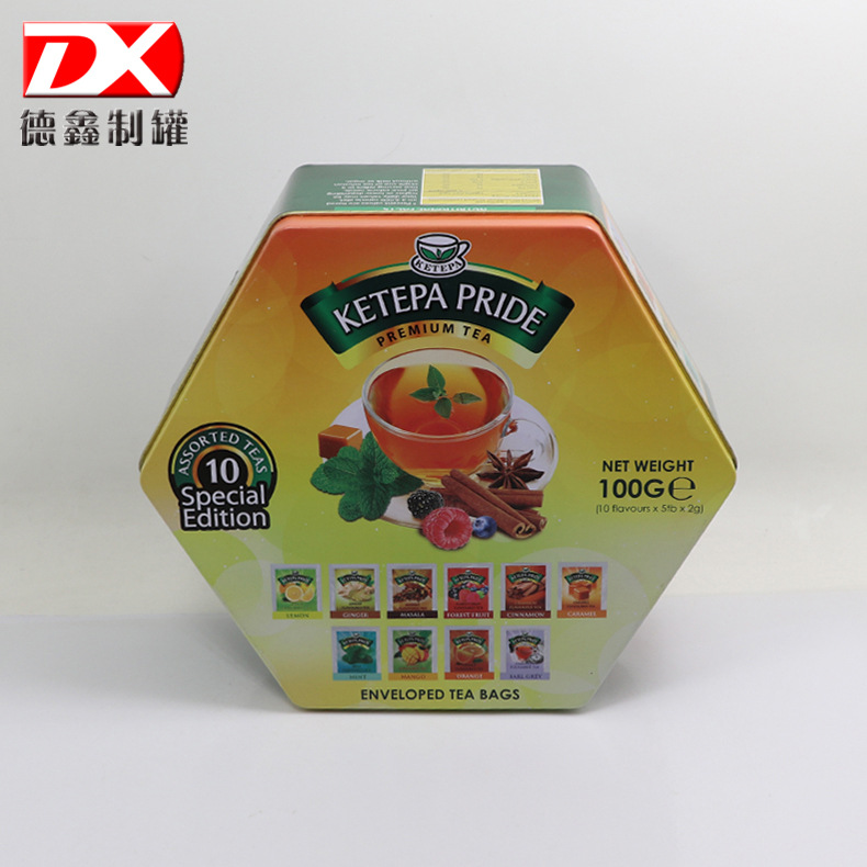 加工斯里兰卡进口红茶铁盒 养生红茶金属包装盒 创意茶叶铁罐