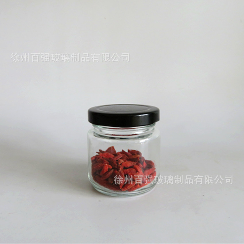 厂家批发100ml透明玻璃果酱瓶 小龙头玻璃瓶密封 蜂蜜酱菜玻璃瓶