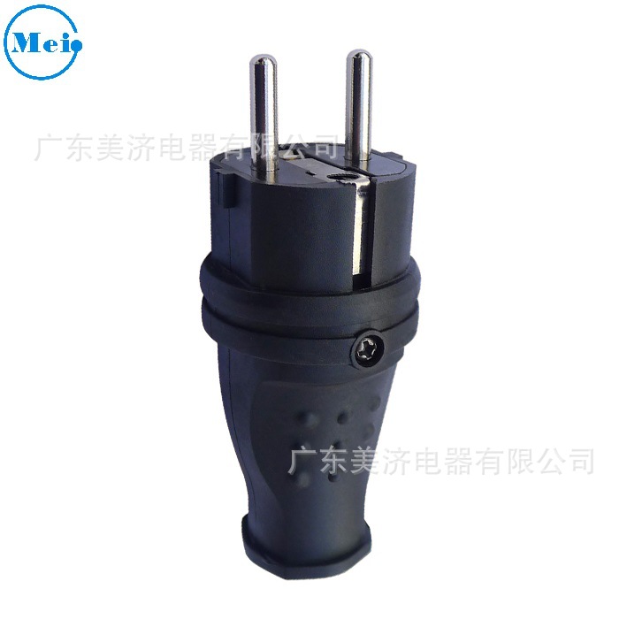 法式橡胶工业插头 德标接线插头 法国橡胶软质工业插头 GP102