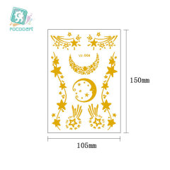 跨境歐美燙金電音節臉貼 流行個性雀斑臉部防水紋身貼批發tattoo