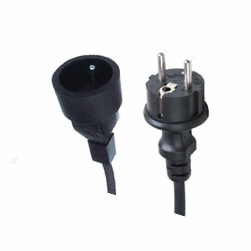 【厂家供应】德国VDE认证三极16A荷兰插头 德式三极带盖防水插头