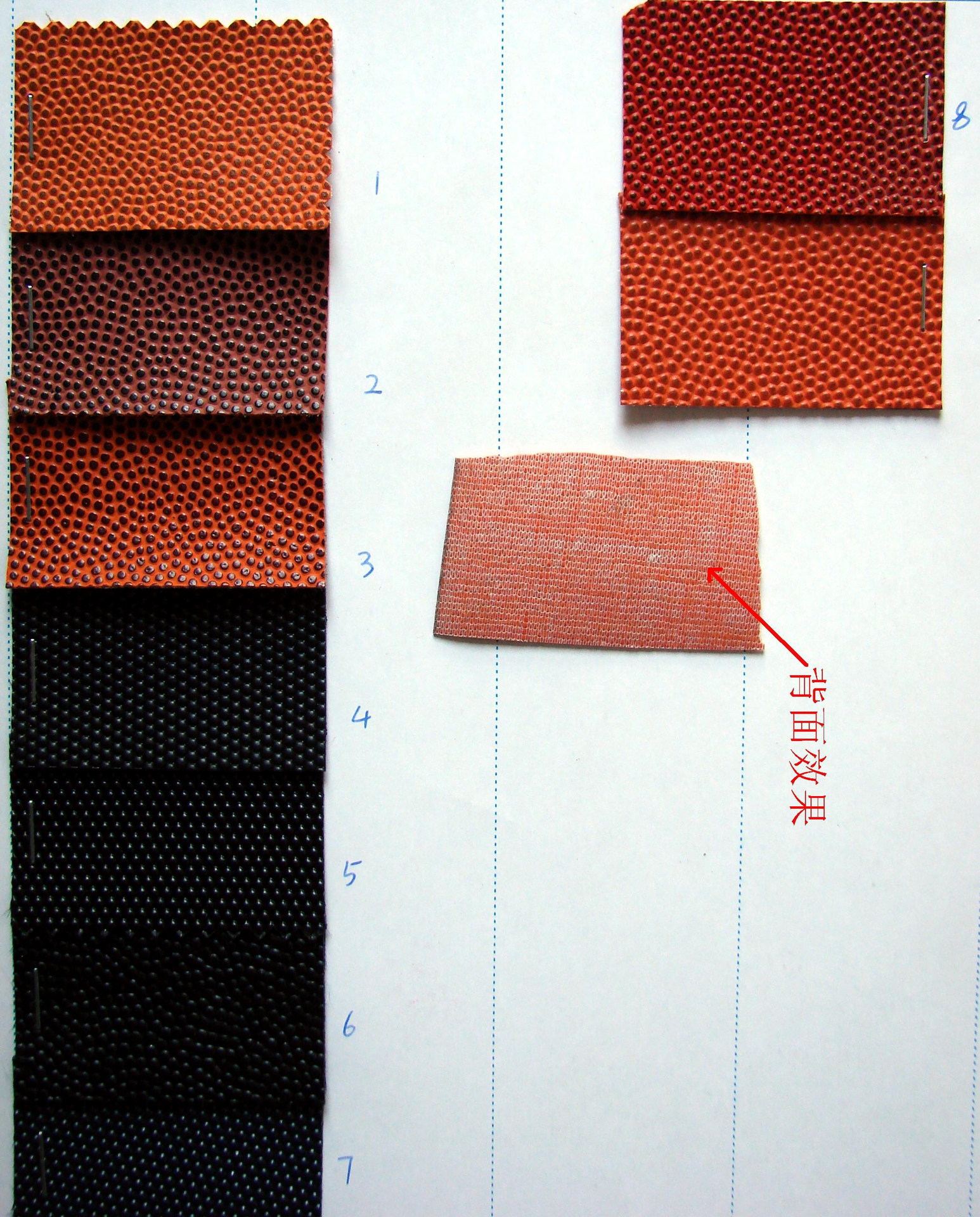 厂家直销 PVC皮革 篮球纹皮革 篮球革 箱包皮革 现货供应