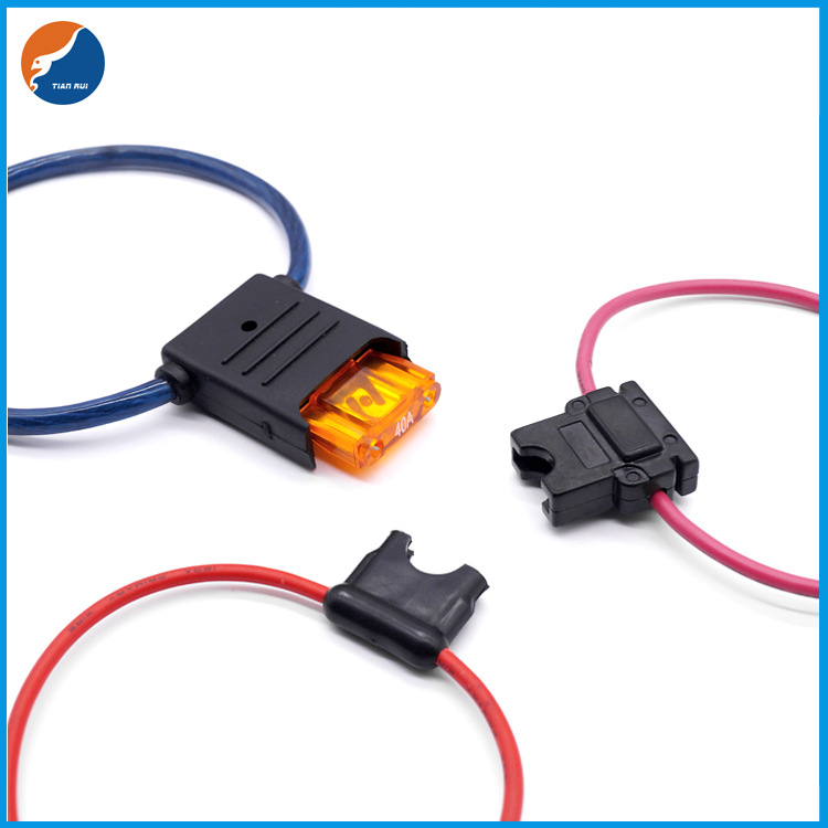 保险座20a 大号引线式SL-709G 厂家批发 汽车保险丝座