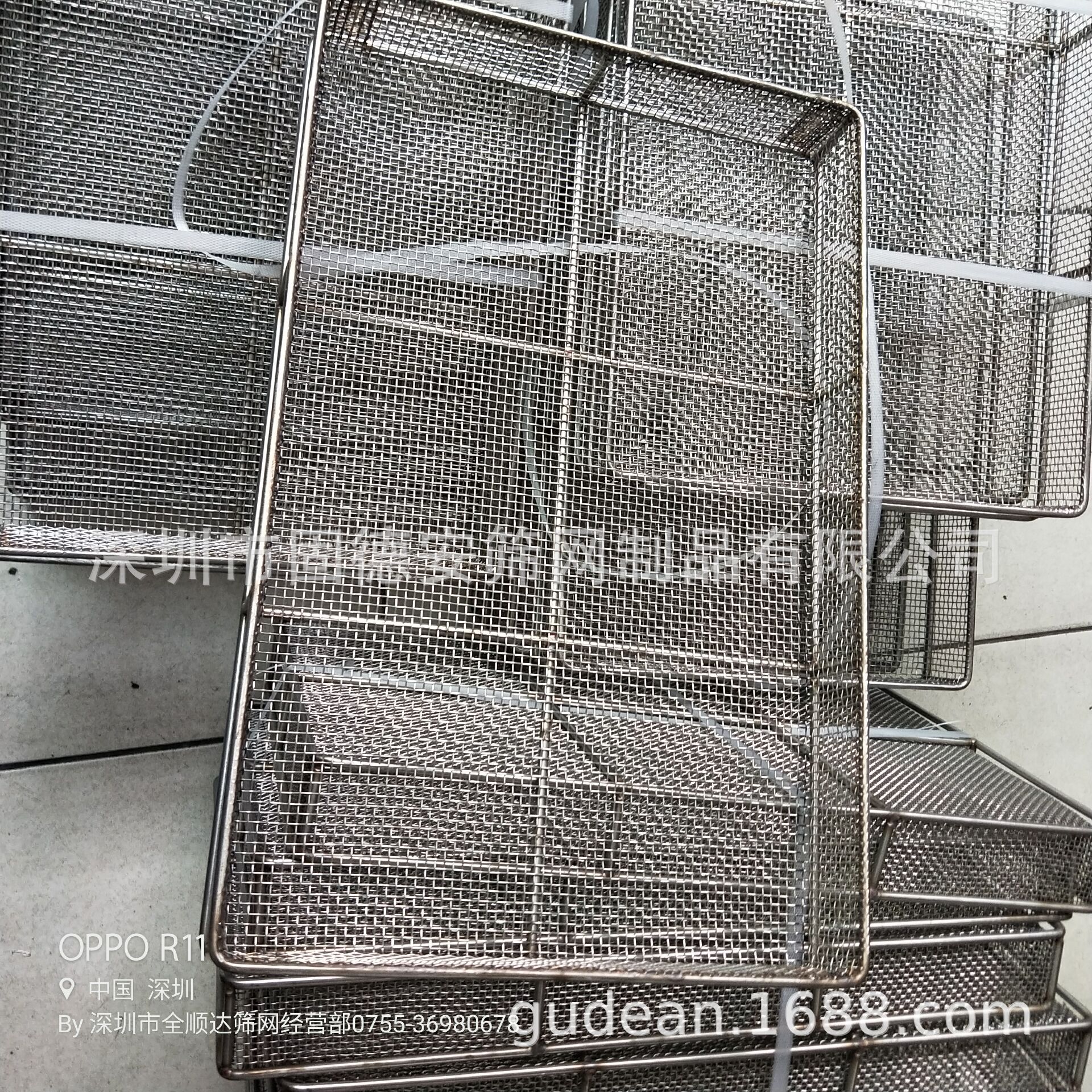 不锈钢清洗筐 304材质 医疗器械消毒网筐 水果青菜网筐网篮