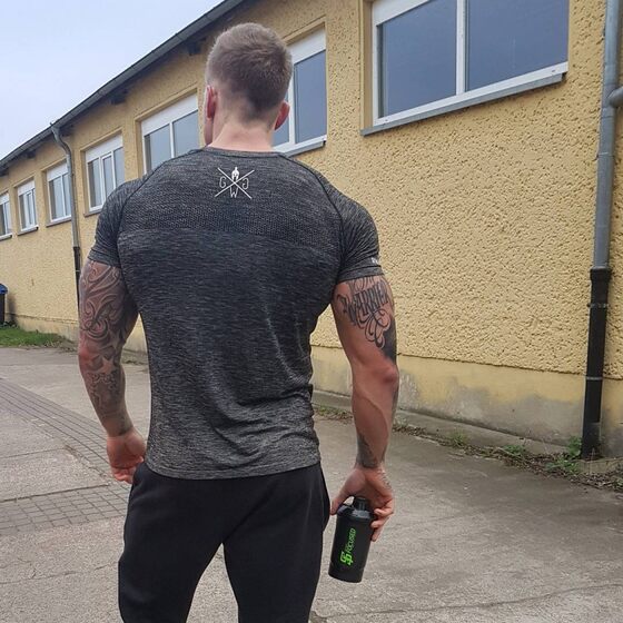 Fitness Clothing Coach Sports T-shirt Muscle Leotard Men's Brother High Elastic Training Quick-drying Clothes Short-sleeved Fitness Clothing Men's