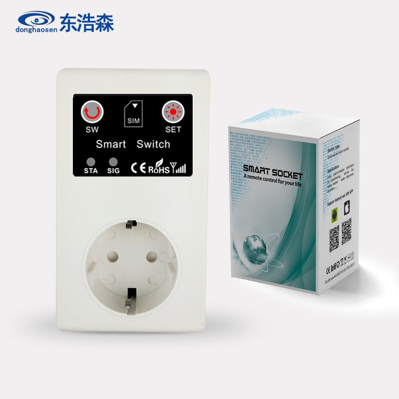 GSM手机远程遥控德规插座非WIFI远程开关