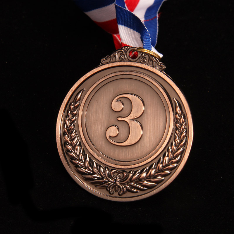 Medalla conmemorativa digital personalizada y creativa con diseño de espiga de trigo, para deportes y uso general, tipo placa.