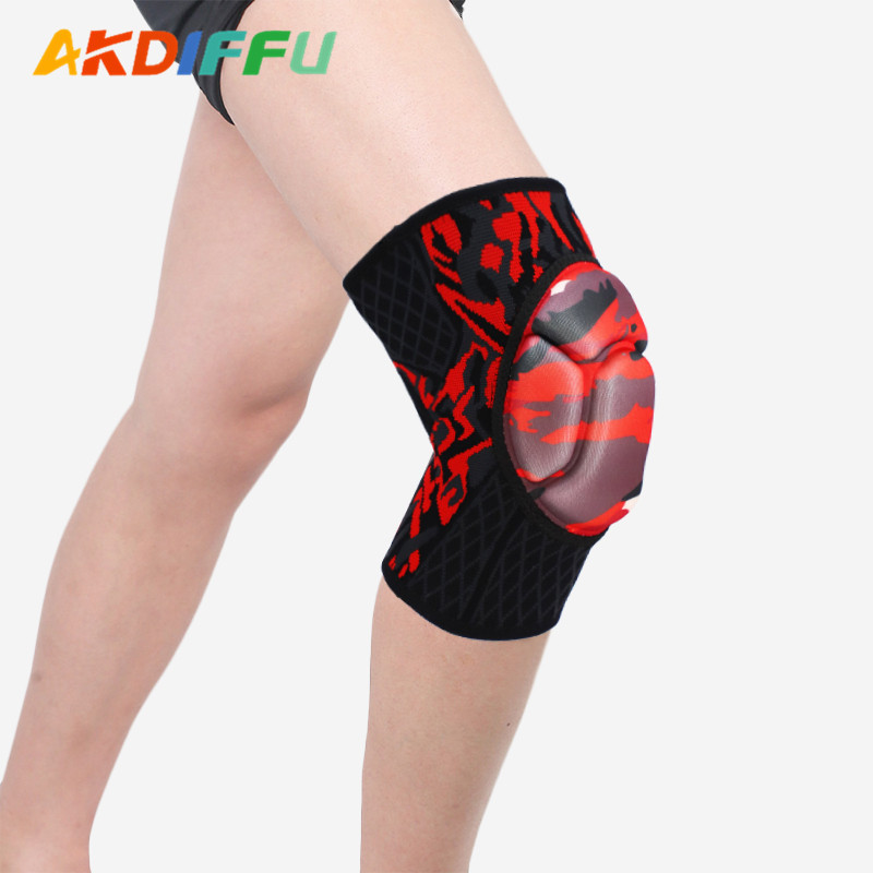 Fábrica al por mayor nueva delgada transpirable engrosada EVA esponja rótula voleibol anti-colisión rótula cubierta danza rodilla