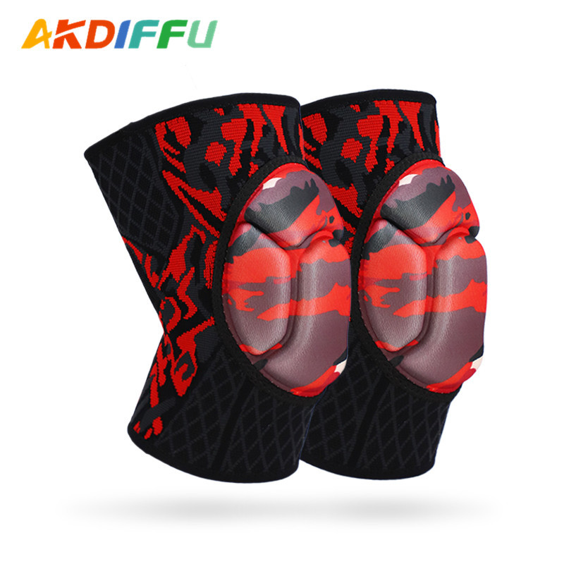 Fábrica al por mayor nueva delgada transpirable engrosada EVA esponja rótula voleibol anti-colisión rótula cubierta danza rodilla