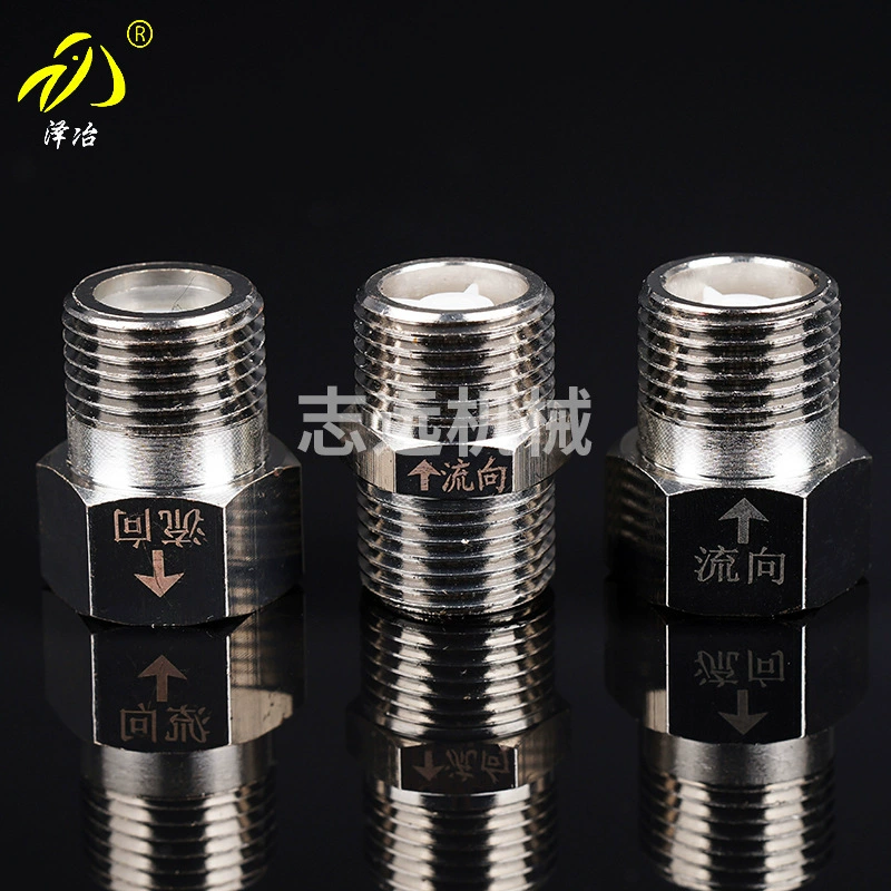 Завод в наличии 4 точки внутреннего и внешнего провода прямого туалета односторонний обратный клапан вертикальный медный шарнир обратный клапан