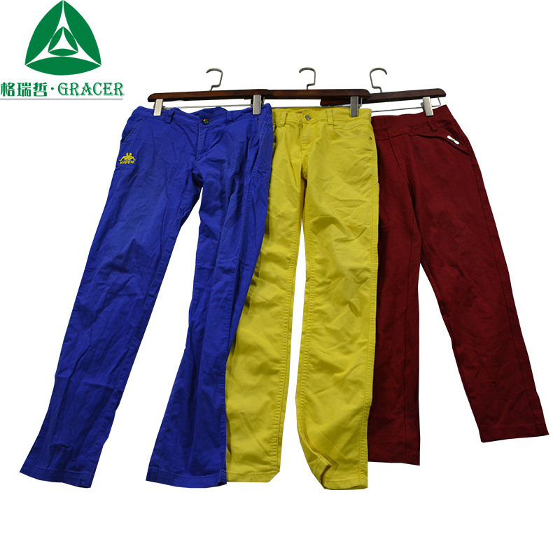 旧女裤专柜正品旧女装second hand clothes小脚裤显瘦休闲裤子