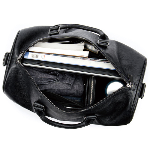 Cross-border goods source cowhide casual portable travel bag with independent shoe position shoulder crossbody bag luggage bag 8706