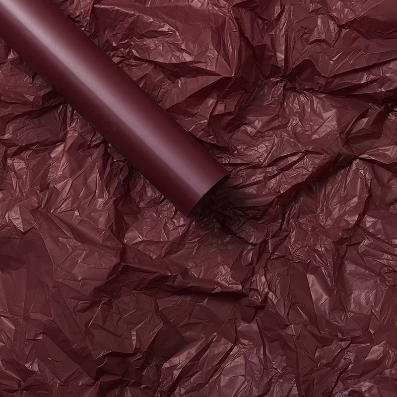 Papel de embalaje de regalo de flores Papel de envoltura de papel de preservación de papel de revestimiento de ramo coreano Película de luz suave Lisa impermeable