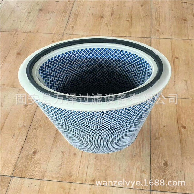 万泽厂家供应椭圆形空气滤芯定 异型阻燃空气滤筒滤纸