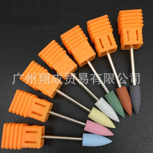 Cross-border hot nail silicone grinding head nail removal polishing electric grinding machine grinding head rubber grinding head Wholesale
