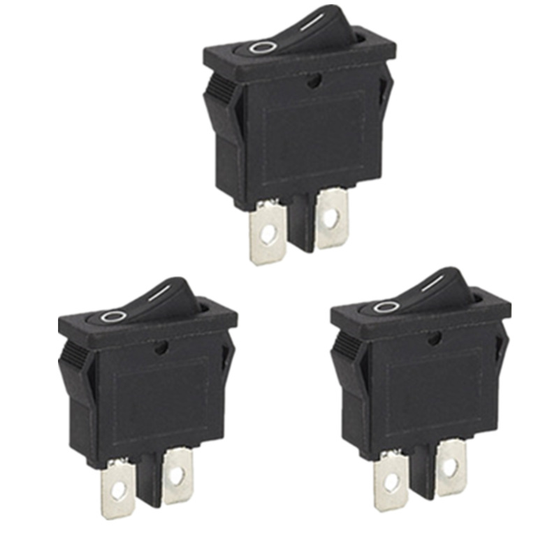 供应KCD1-10船型开关9.5X21两脚两档机顶盒翘板船型开关防水