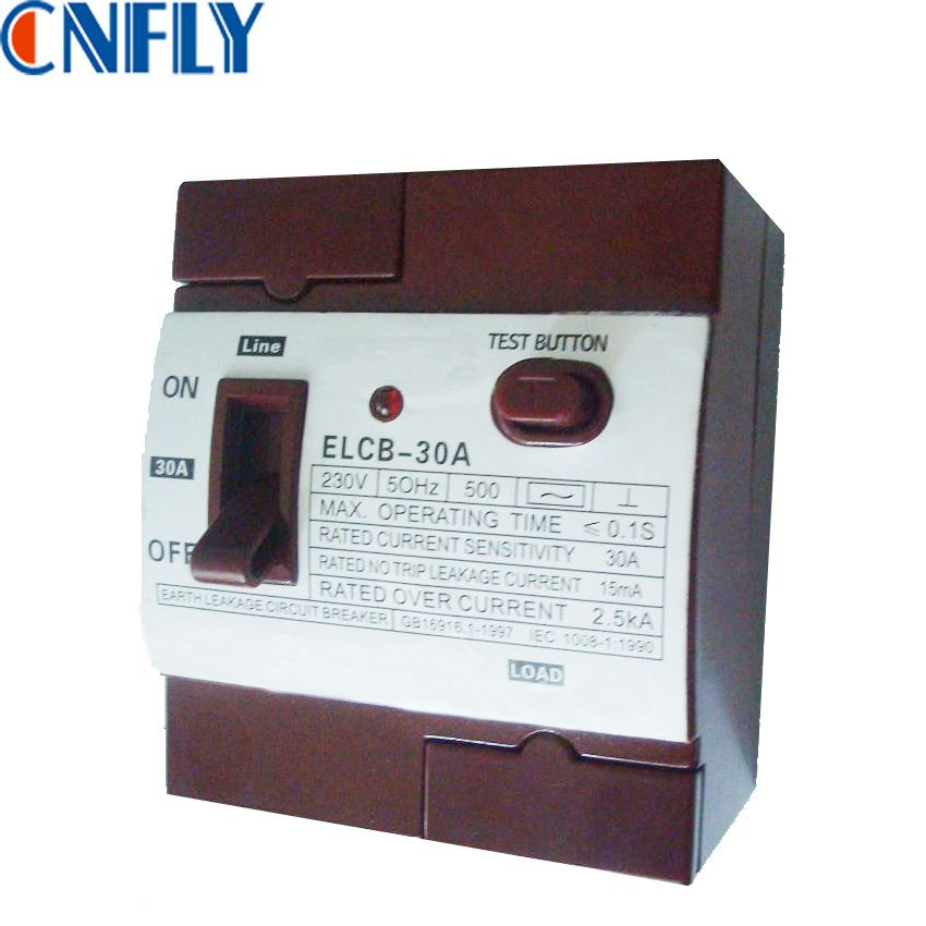 63A 32A红色LED带灯漏电断路器ELCB越南漏电开关