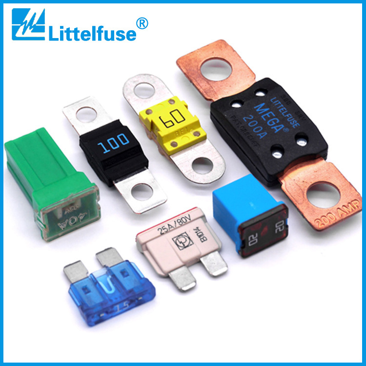 力特0498080系列保险丝MIDI 80A汽车用螺栓固定式保险丝