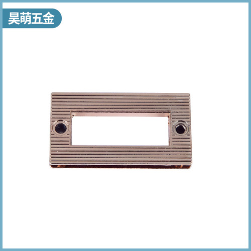 Manufacturer wholesale zinc alloy bags, women's bag hardware accessories, bamboo knots, twist locks