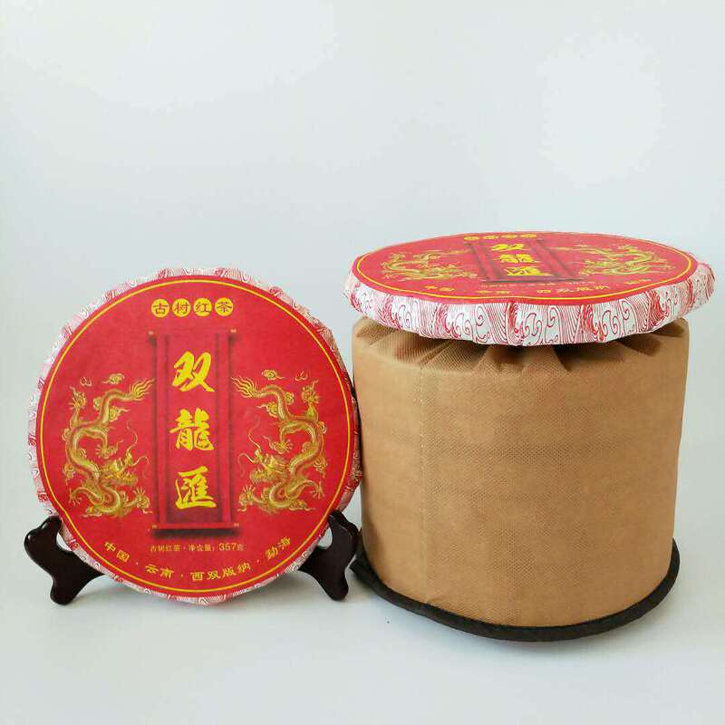 Factory wholesale Yunnan ancient tree black tea 23 years Pu 'er sun black tea hand torn cake black tea 357 grams of biscuit tea Factory wholesale Yunnan ancient tree black tea 23 years Pu 'er sun black tea hand torn cake black tea 357 grams of biscuit tea