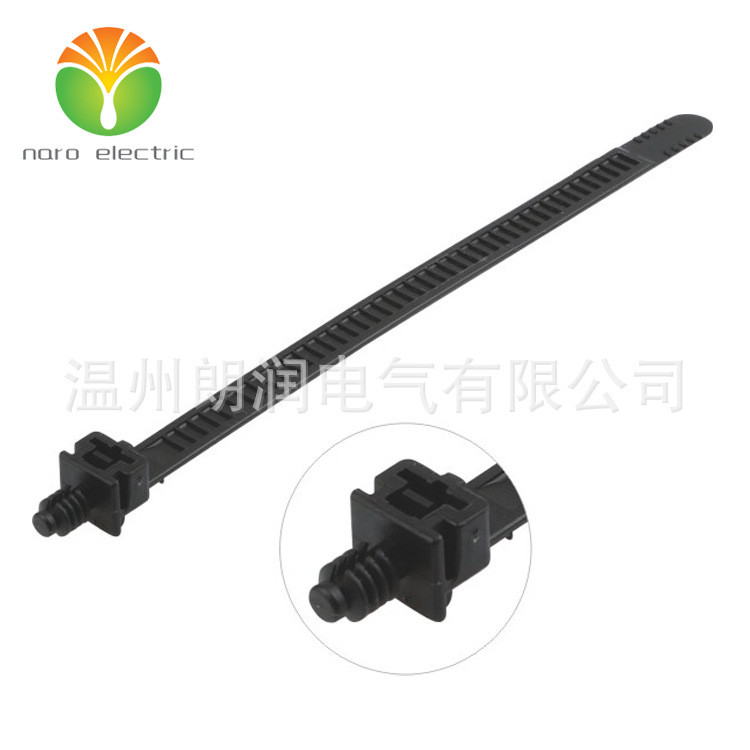 汽车扎带  带杉树头和圆盘的一体式固定扎带 82711-B0040