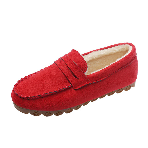 Winter insulated women's “mom shoes” flat for pregnant