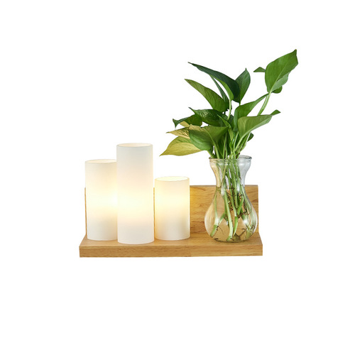 Minimalist Creative Wooden Wall Lamp Indoor Living Room Nordic Zipper Wall Lamp Bedroom Corridor Hallway Balcony Plant Wall Lamp