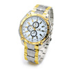 Metal swiss watch, steel belt, quartz watches for leisure, men's watch, wholesale