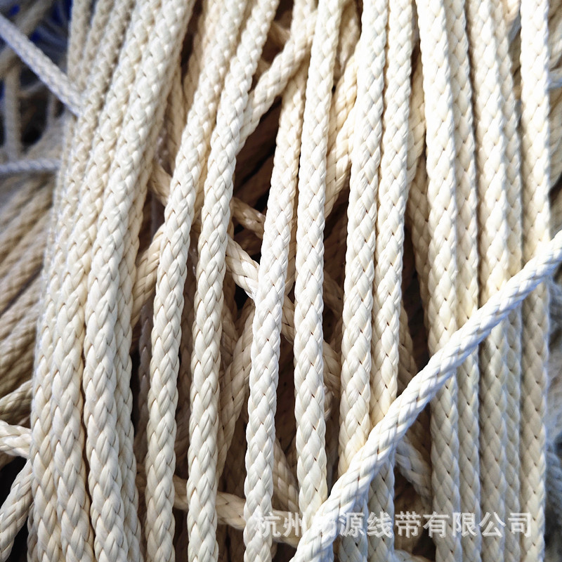 耐高温消防安全防护绳 救援绳12mm进口芳纶纤维编织消防绳